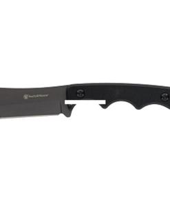Smith & Wesson H.R.T. Cleaver Neck Fixed Knife 2" Cleaver Blade Black with Nylon Sheath