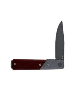 Old Timer Frontier Pivot Lock Folding Knife 3-1/10" Drop Point Blade Wood