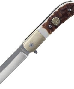 Uncle Henry Next Gen 6UH Folding Knife 2-1/2" Drop Point Blade Staglon Clamshell