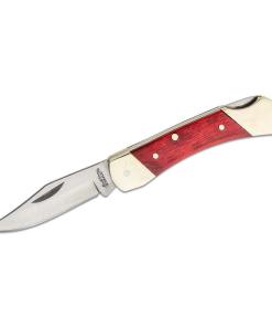 Schrade Uncle Henry Brown Bear Folding Knife 2-1/4" Clip Point Blade Wood