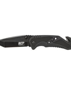 Smith & Wesson M&P SWMP11B Tanto Folder Rescue Lock 3 7/8" Blade Black