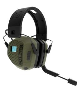 Caldwell EMax Pro Series Electronic Ear Muffs 23dB BT Two Way Communication OD Green