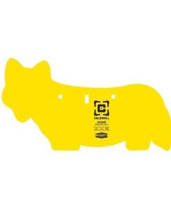 Caldwell AR500 Coyote Steel Hanging Target Yellow