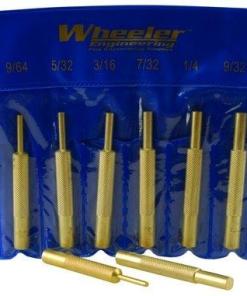 Wheeler 8 Piece Brass Punch Set