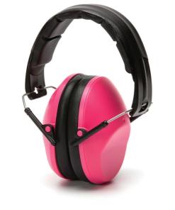 Pyramex VG90 Series Passive Earmuff 24dB Pink Clamshell