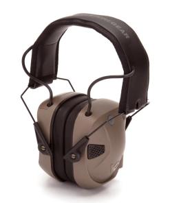 Pyramex Amp BT Electronic Earmuff 26dB Tan with Bluetooth