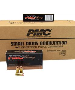 PMC Bronze 40 S&W Handgun Ammunition 180 gr FMJ 985 fps 1000/case (20 Boxes of 50)
