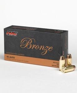 PMC Bronze Handgun Ammunition .45 ACP 185 gr JHP 900 fps 50/ct