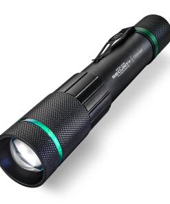 Police Security Flashlights Dover Rechargeable Flashlight 800 Lumens Black