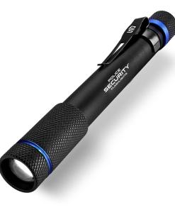 Police Security Flashlights Aura Penlight Flashlight 270 Lumens Black