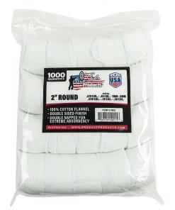 Pro-Shot 2" Round 100% Cotton Patches 1000/ct