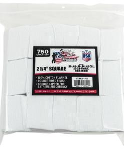 Pro-Shot 2 1/4" Square 100% Cotton Patches 750/ct