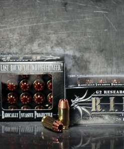 G2 Research R.I.P. Handgun Ammunition .45 ACP 162 gr HP 1020 fps 20/box