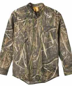 Browning Wasatch-CB Shirt Button-Front 2 Pocket Mossy Oak Shadow Grass Habitat S