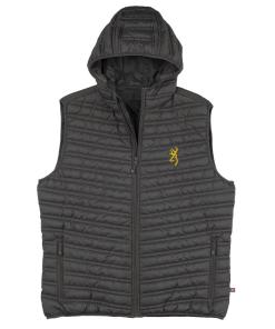 Browning Packable Puffer Hooded Vest Carbon S