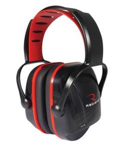 Radians X-Caliber 22 Youth Passive Ear Muffs 22dB Red Black