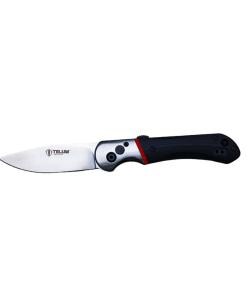 Telum Tremor Tactical Automatic Knife 3-1/2" Drop Point Blade Black