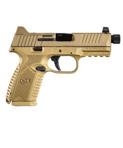 FN 509M Tactical Bundle Handgun 9mm Luger 10rd (5) Magazines 4.5" Threaded Barrel FDE Optics Ready