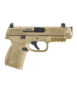 FN 509 Compact MRD w/Compensator FDE Handgun 9mm Luger 12rd(1)&15rd(1) Magazine 4.02" Barrel