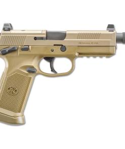 FN FNX-45 Tactical Handgun .45 ACP 15rd Magazines (2) 5.3" Threaded Barrel FDE Night Sights