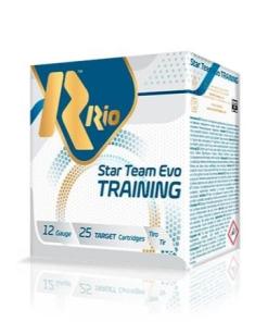 Rio Star Team Evo Training 24 Gram Shotshells 12 ga 2-3/4" 1340fps 7/8oz #8 25/ct