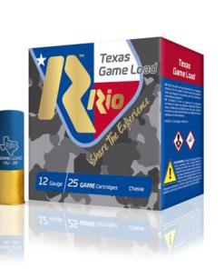Rio Texas Game Load 36 Shotshells 12 ga 2-3/4" 1-1/4oz 1250 fps #6 25/ct