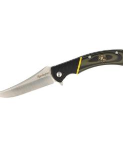 Remington Hunter Folding Knife 4" Trailing Point Blade Green