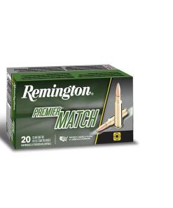 Remington Premier Match Rifle Ammunition .223 Rem 62 gr HP 3025 fps 20/ct