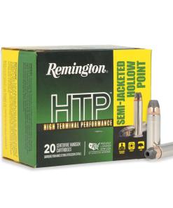 Remington HTP Handgun Ammunition 38 Spl+P 125 gr SJHP 945 fps 20/ct