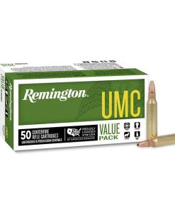 Remington UMC Rifle Ammunition .223 Rem 55 gr FMJ 3240 fps 50/ct