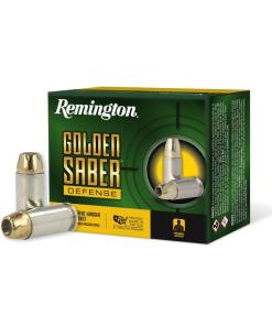 Remington Golden Saber Defense Ammunition .40 S&W 165gr BJHP 1150 fps 20/ct