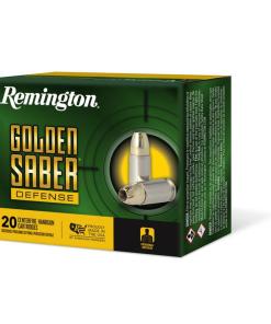 Remington Golden Saber Defense Ammunition .45 Auto(+P) 185gr BJHP 1140 fps 20/ct