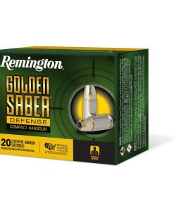 Remington Golden Saber Defense Compact Ammunition .40 S&W 180gr BJHP 785 fps 20/ct