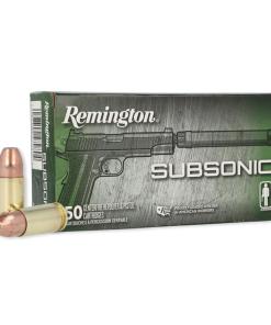 Remington Subsonic Handgun Ammunition 9mm Luger 147gr FNEB 945 fps 50/ct
