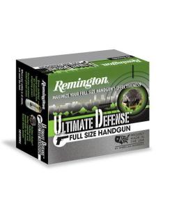 Remington Ultimate Defense Handgun Ammunition .40 S&W 180 gr BJHP 1015 fps 20/ct