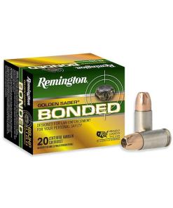 Remington Golden Saber Bonded Handgun Ammo 9mm Luger 147 gr. BJHP 990 fps 20/ct