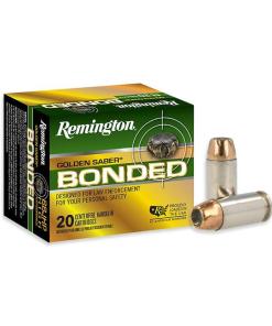 Remington Golden Saber Bonded Handgun Ammunition .40 S&W 165 gr BJHP 1150 fps 20/ct