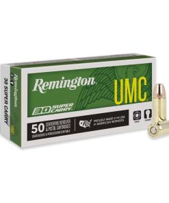 Remington UMC Handgun Ammunition .30 SC 100gr FMJ 1250 fps 50/ct