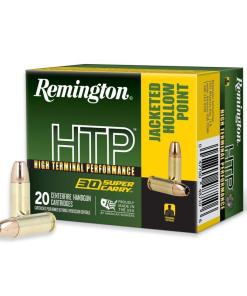 Remington HTP Handgun Ammunition .30 SC 100gr JHP 1235 fps 20/ct