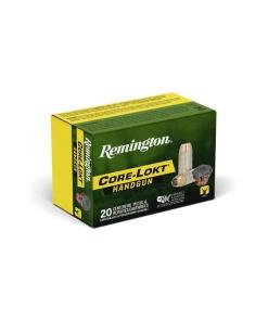 Remington Core-Lokt Handgun Ammunition 10mm Auto 200gr SJHP 1100 fps 20/ct