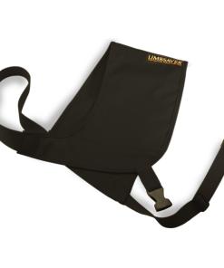 LimbSaver Strap-On Shooting Vest with Protective Shoulder Pad Black
