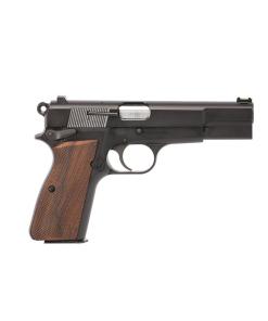 SDS Imports Inglis P-35 Hi Power Handgun 9mm Luger 15rd Magazine(1) 4.7'' Barrel Wood Grips Fiber Sights