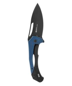 SOG Knives Bulwark FLK Folding Knife 3" Drop Point Blade Blue Presentation Box