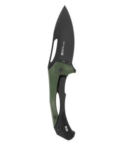 SOG Knives Bulwark FLK Folding Knife 3" Drop Point Blade OD Green Presentation Box