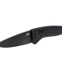 SOG Knives One Zero AU 3 1/10" Blade Black and Chrome