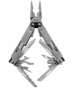 SOG Poweraccess Deluxe Multi-Tool Silver w/ Fabric Sheath and Hex Bit Kit