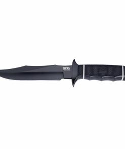 SOG Tech Bowie Knife 6.4" Blade Black