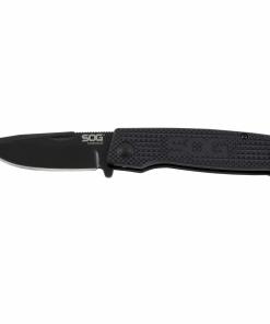 SOG Terminus Bowie Folding Knife 3" Blade Black