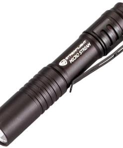 Streamlight MicroStream Alkaline Battery-Powered LED Pen Light -  White LED Black