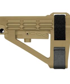 SB Tactical SBA4 5-Postion Adjustable Brace for AR-15 FDE